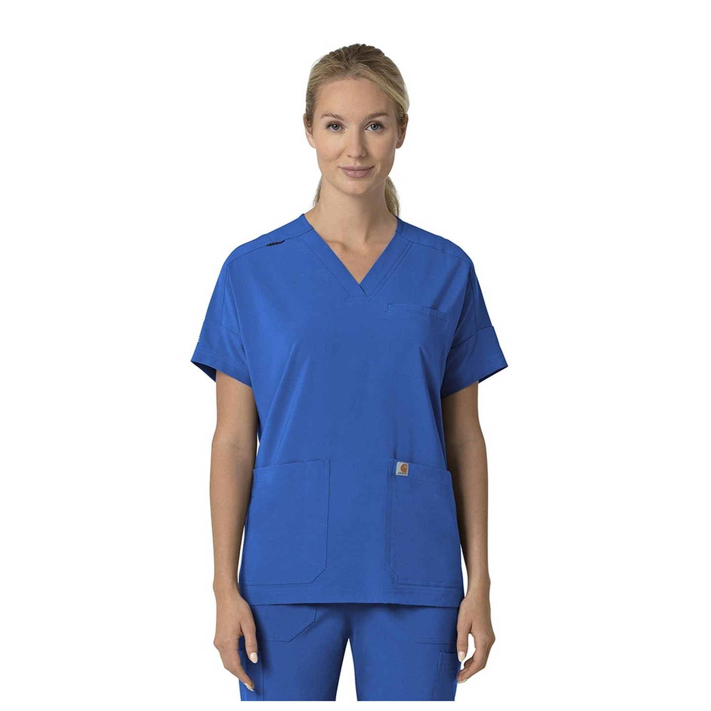 C13110 Carhartt Force Cross-Flex Women's Modern Oversized V-Neck Top