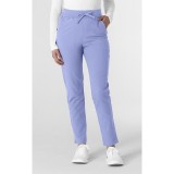5222P Petite WonderWink Thrive Women's Cargo Straight Slim Leg Pant