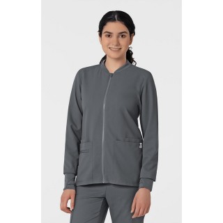 8122 Thrive Women's Zip-Front Warm Up Jacket by Wink