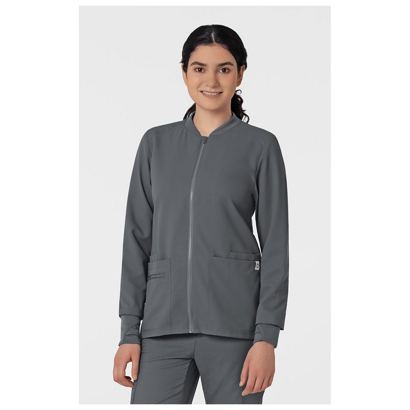 8122 Thrive Women's Zip-Front Warm Up Jacket by Wink