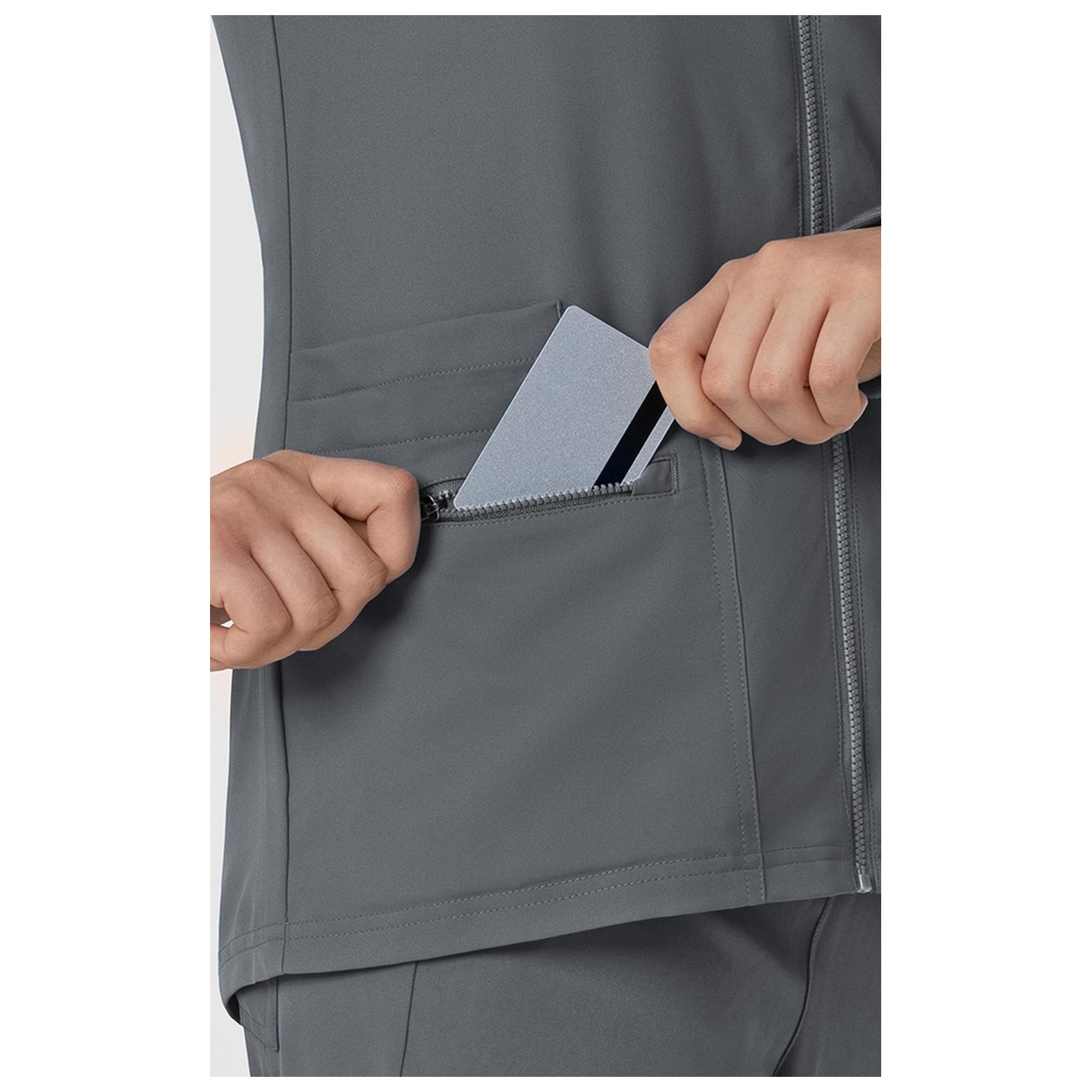 8122 Thrive Women's Zip-Front Warm Up Jacket by Wink