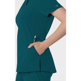 6045 W123 Haut à Coupe Ajustée avec Col en V et Panneaux Extensibles par Wink