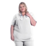 18-1072A Zinnia Unisex 3 Pocket Scrub Top by Greentown