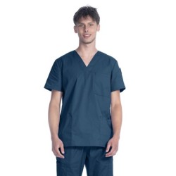 1005 Classix Haut à Col en V Unisexe avec 3 Poches par Greentown