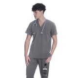 3601 Flaunt Unisex Modern Classic 4-Way Stretch V-Neck Top by Greentown