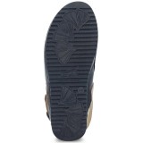 Merrin Black Waxy Milled Strap Back Stapled Mule for Women by Dansko 