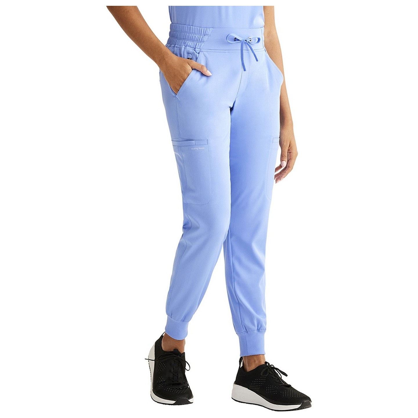 HH050 HH Works Rhea Flat Front Cargo Joggers by Healing Hands