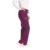 *FINAL SALE 316P-Tall DEEP ORCHID Low Rise Lace Up Flare Pant by MOBB
