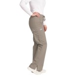 *FINAL SALE 316P-Tall KHAKI Low Rise Lace Up Flare Pant by MOBB