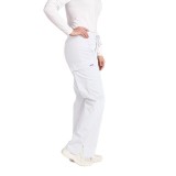 *FINAL SALE 316P-Tall WHITE Low Rise Lace Up Flare Pant by MOBB
