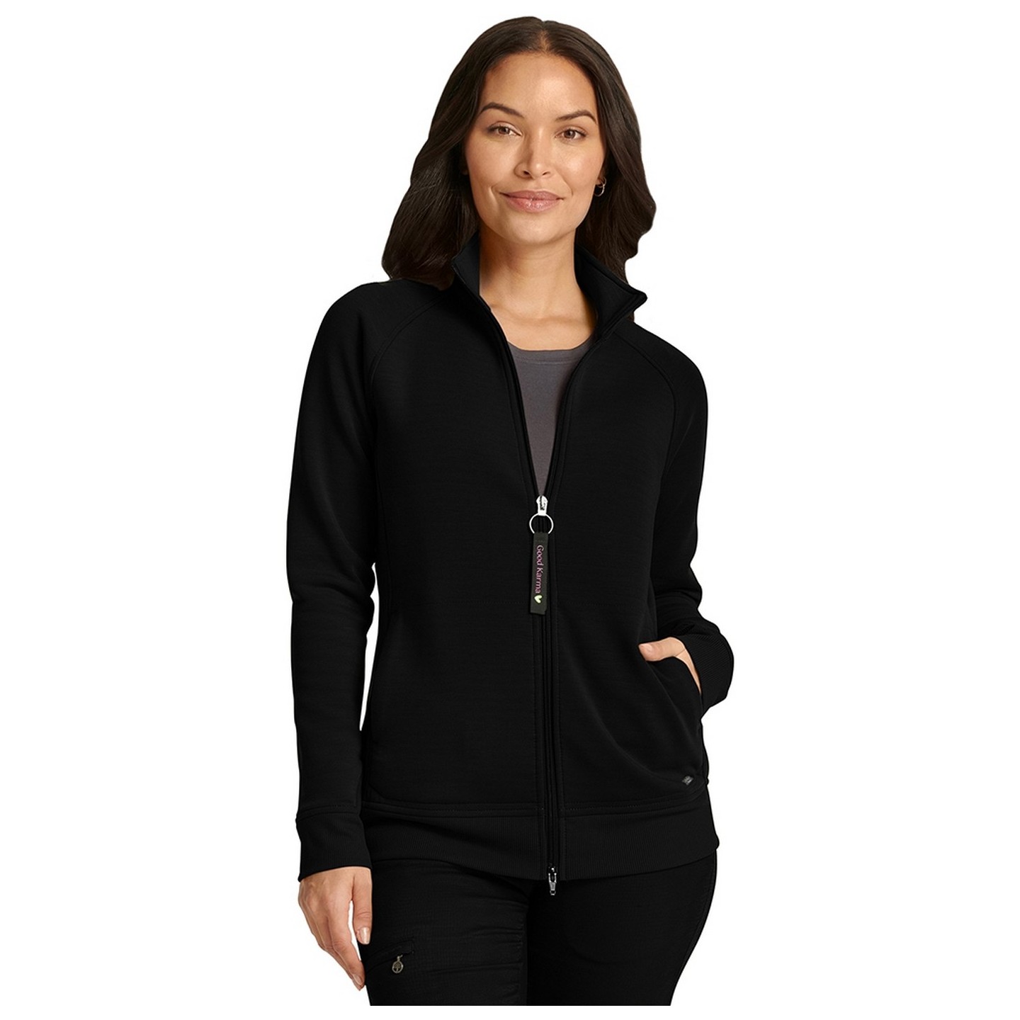 HH300F Karma Cozy 5 Pocket Warm Up Jacket by Healing Hands