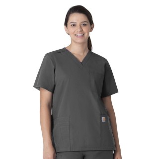 C15013 Carhartt Force Haut Unisexe Ajustement Moderne à Col en V