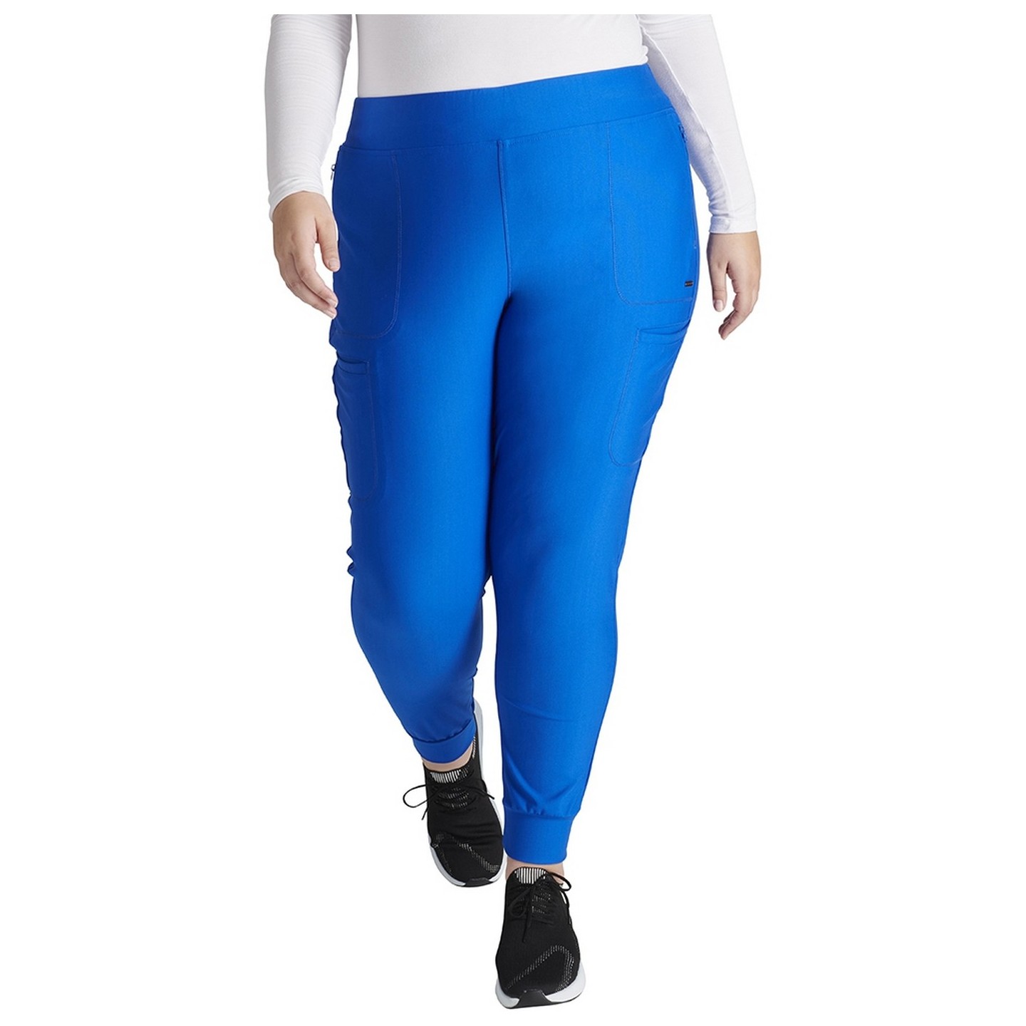 CK092  Elastic Waist Tapered Jogger Pant with 6 Pockets from Form by Cherokee