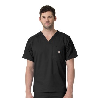 C16418 Carhartt Ripstop Rugged Flex Men's Slim Fit 6 Pocket Scrub Top