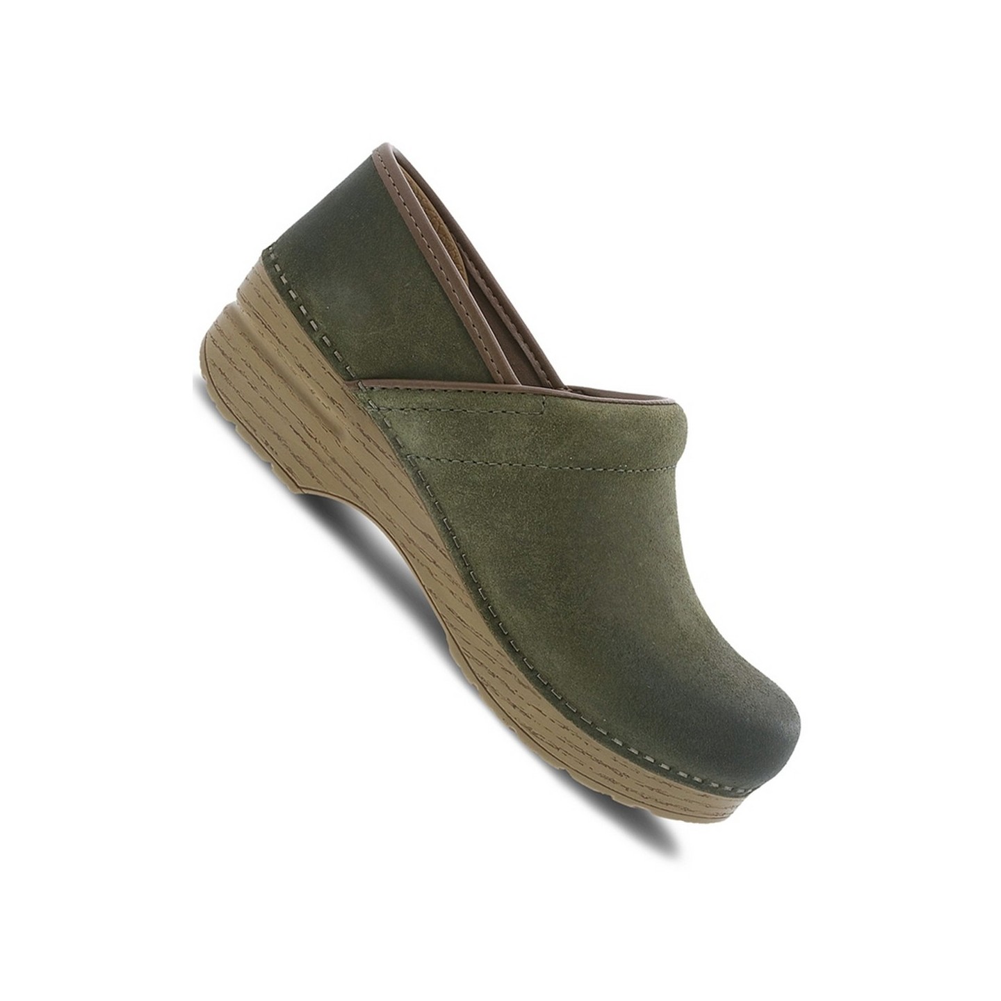 Sabot Professionnel “Green Burnished Nubuck Leather” par Dansko - Pour femmes
