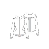 IN320A GNR8 Contemporary Warm Up Zip Jacket by Infinity