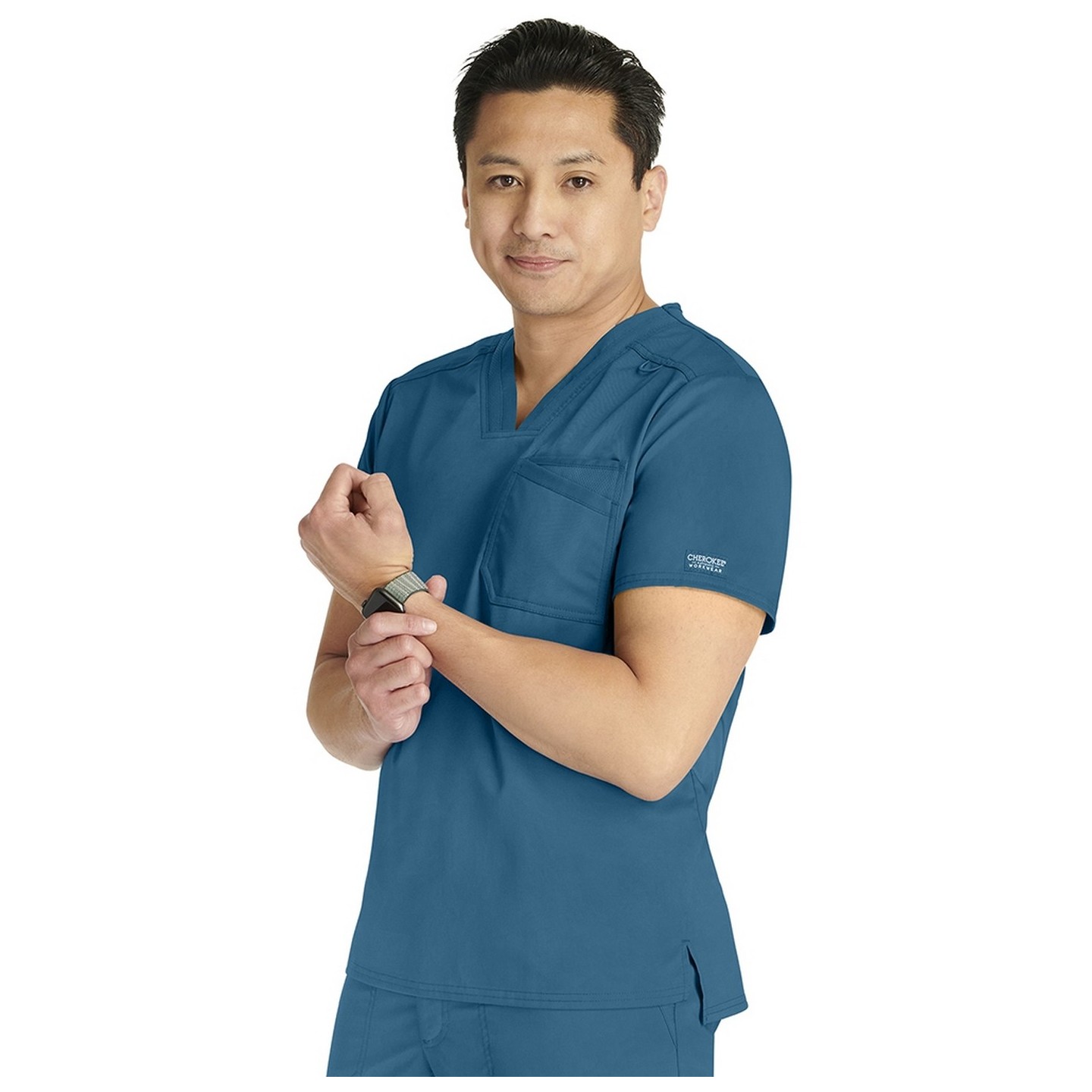 WW751 Workwear Revolution Men's Modern Fit V-Neck by Cherokee