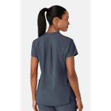 6734 RENEW Women's Mandarin Collar Scrub Top by WINK