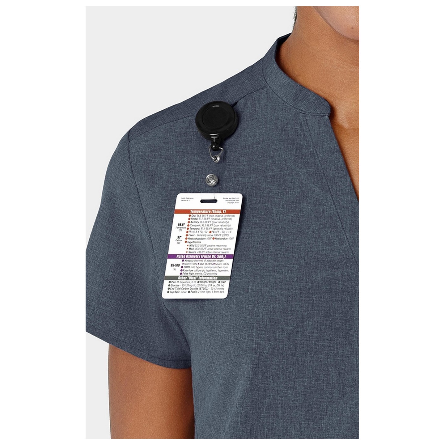 6734 RENEW Women's Mandarin Collar Scrub Top by WINK