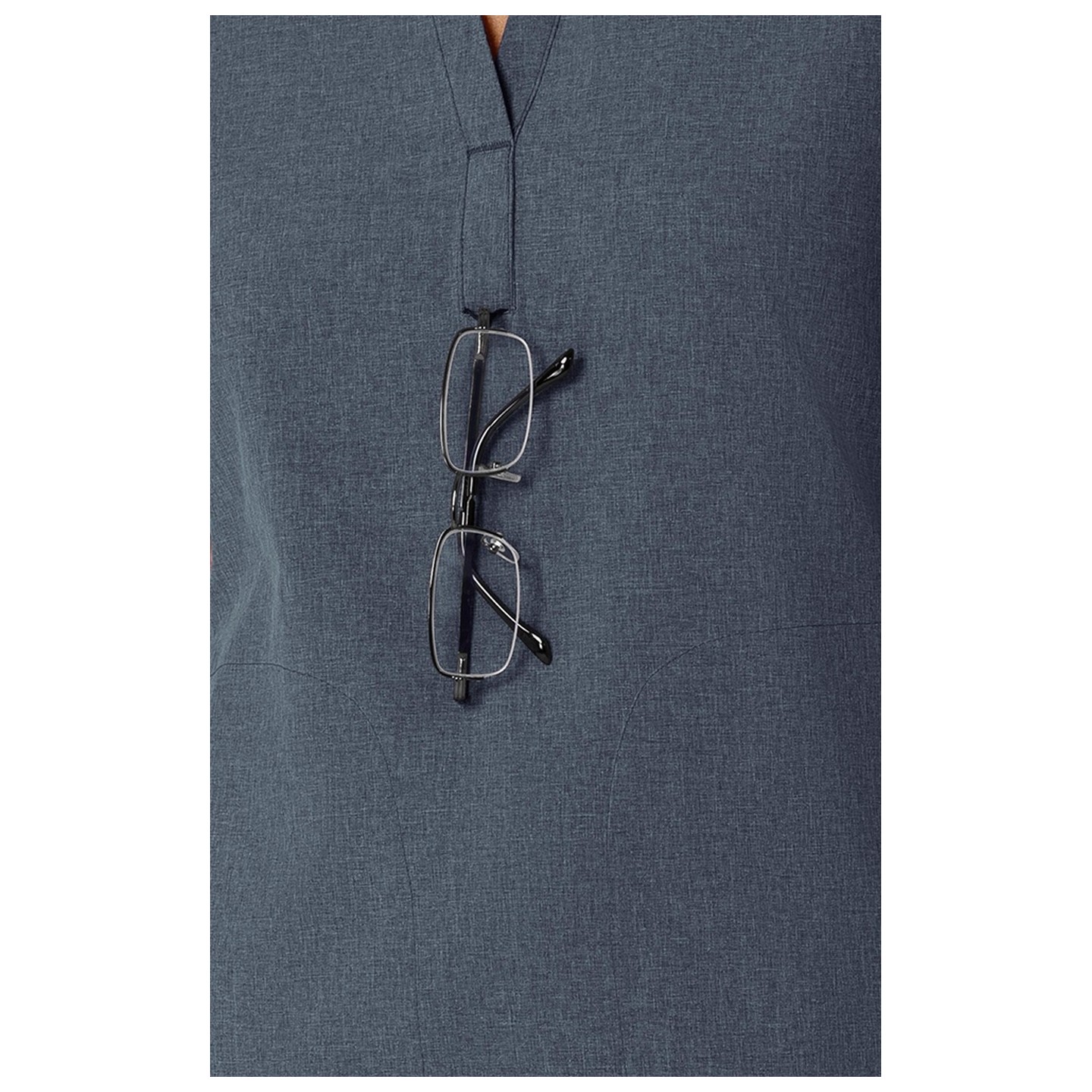 6734 RENEW Women's Mandarin Collar Scrub Top by WINK