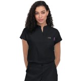 1093 koi Basics Ari Split Neck Top