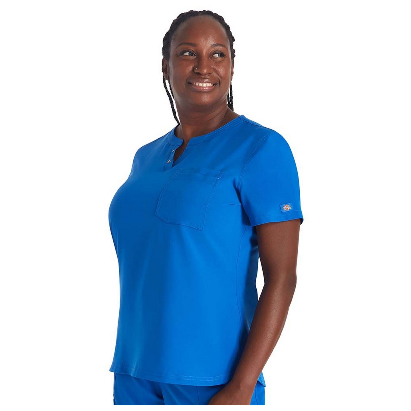 DK681 EDS NXT Round Neck Henley Top by Dickies