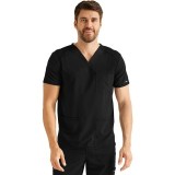 IP603A Inspira Flex Men's 3 Pocket V-Neck Top 