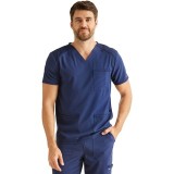 IP603A Inspira Flex Men's 3 Pocket V-Neck Top 