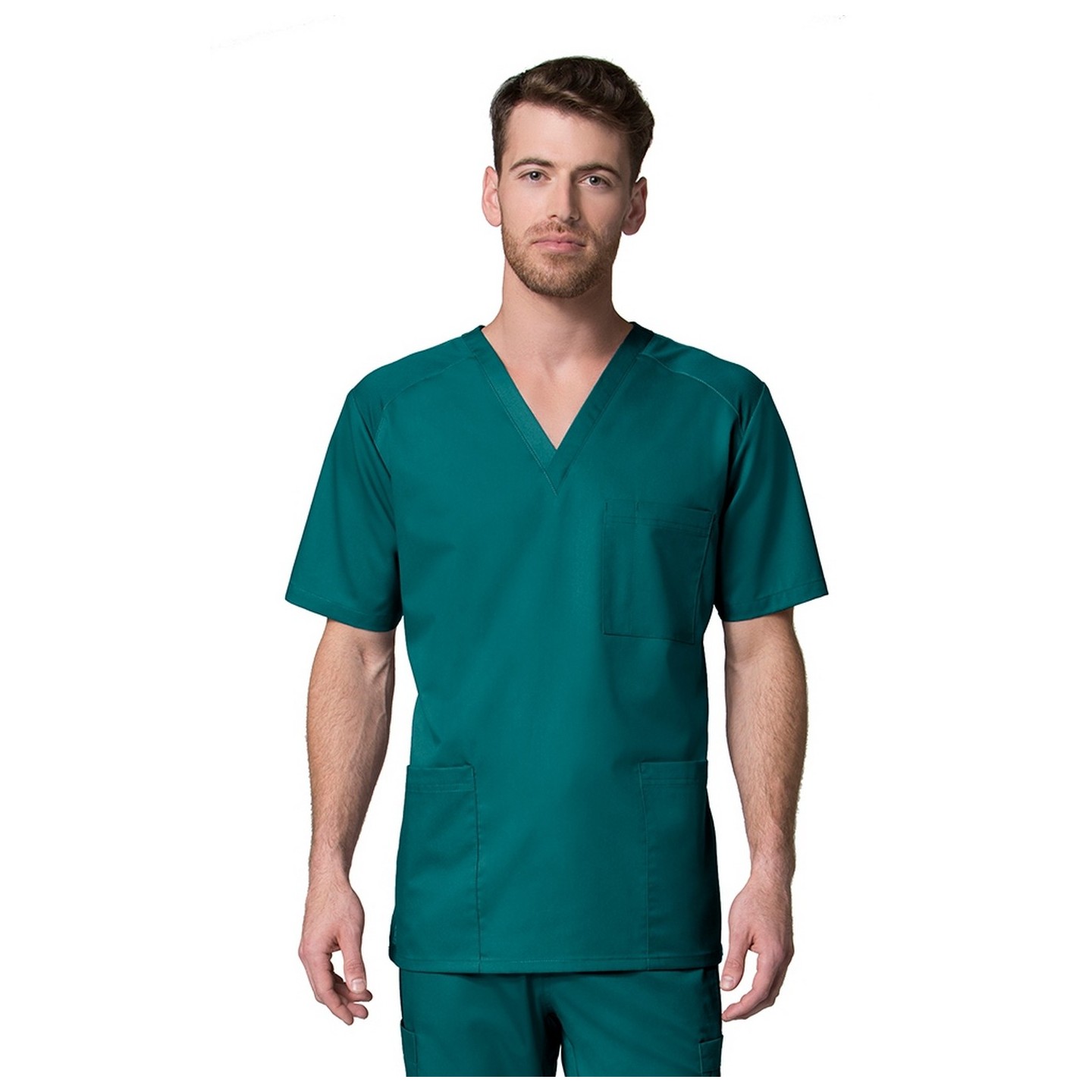 [EON] 5308 EON Active - Men's Mesh Panel 3-Pocket V-Neck Top