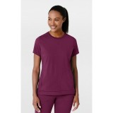 6359 RENEW Crew Neck Flex-n-Reach 2 Pocket Top by WINK