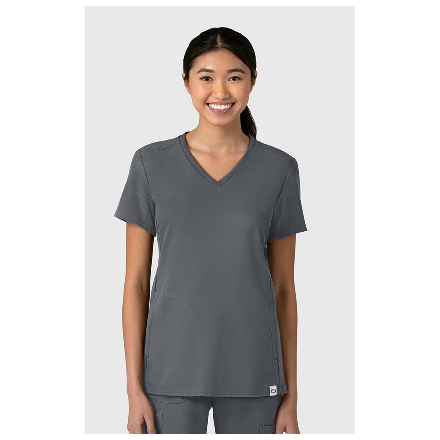 6522 Thrive Women's Flex-n-Reach V-Neck Top by WINK