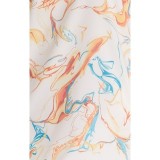 DK881 Contemporary Rounded V-Neck Print Top by Dickies - Mineral Swirl