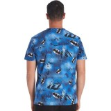 TF688 Tooniforms Unisex Chest Pocket Print Top by Cherokee Uniforms - Star in the Night