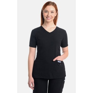 T9010 The Angie Mobb Mentality Slim Fit V-Neck Top