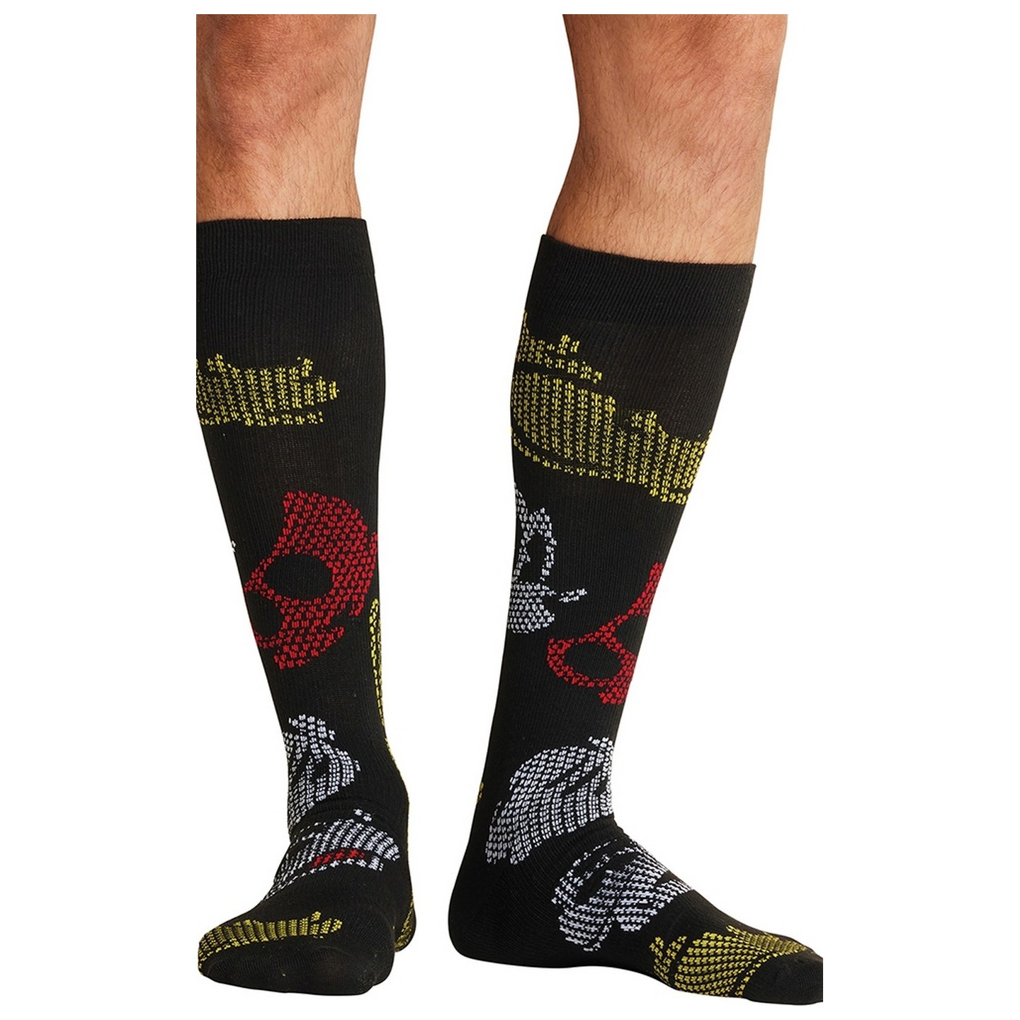 Tooniforms Print Support Chaussettes pour Hommes Compression Graduée