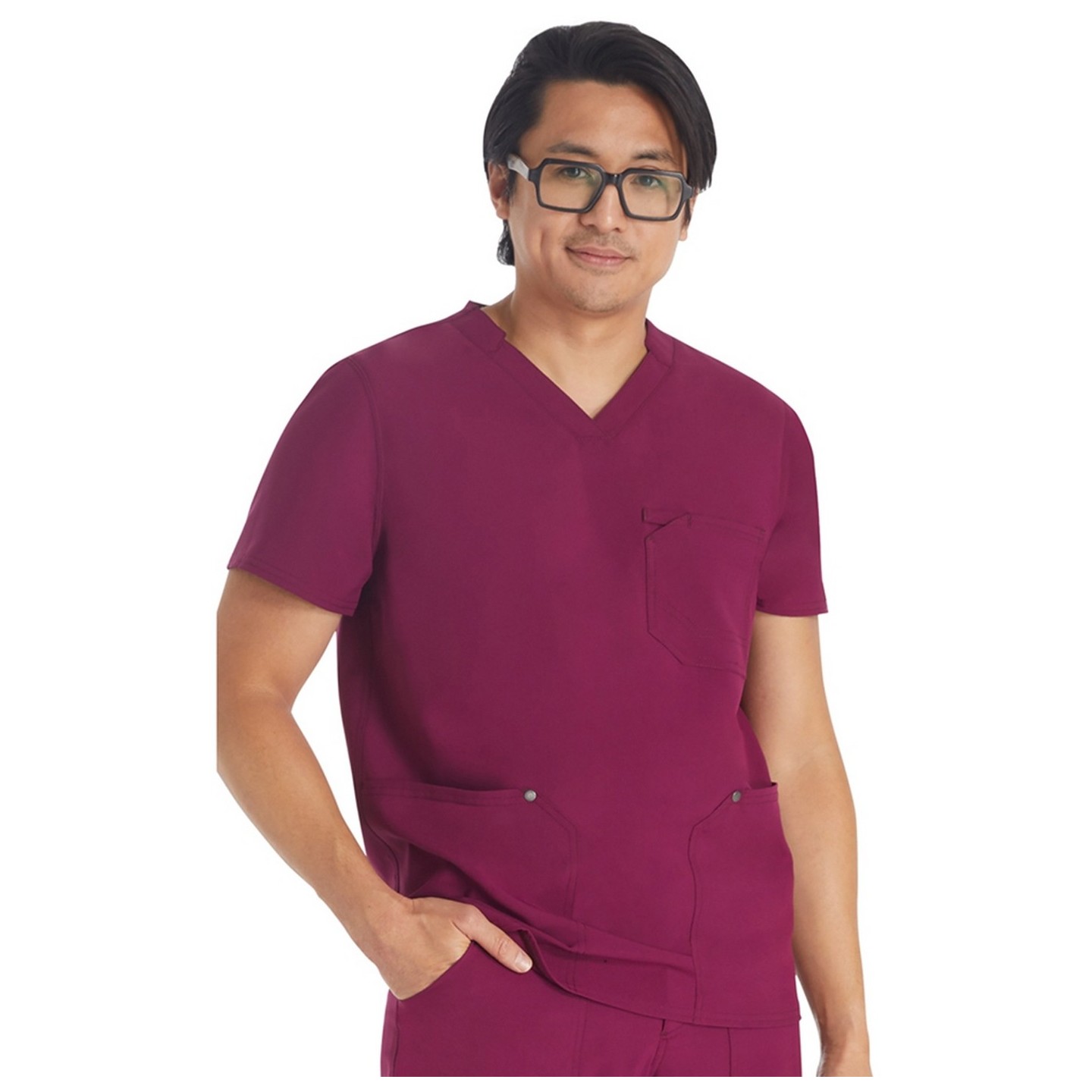 DK677 EDS NXT Haut d'Hommes à Col en V avec 3 Poches par Dickies