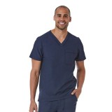 5901 Matrix Pro Men's Contrast Piping V-neck Top