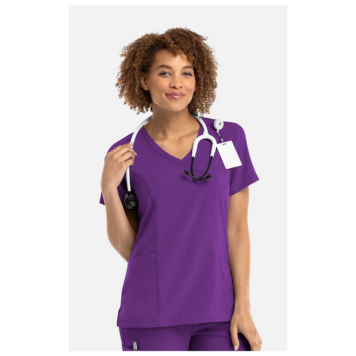 5002 Maevn Momentum Women's Mock Wrap Top