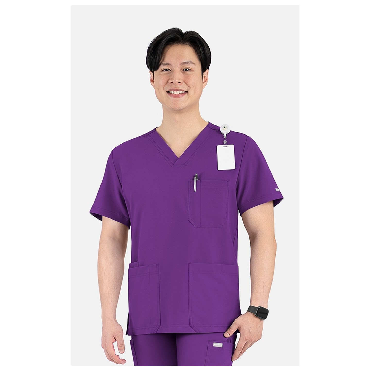 5802 Maevn Momentum Men's 3 Pocket V-Neck Top