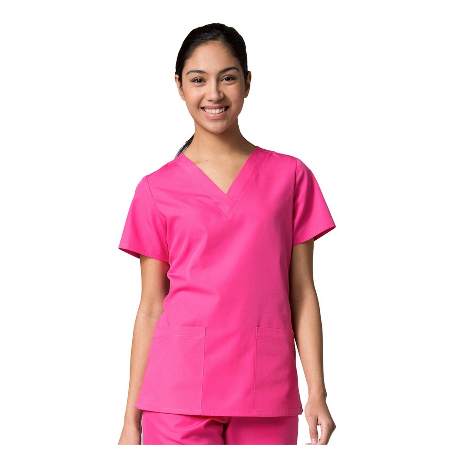 1716 RED PANDA - V-Neck Two Pocket Top