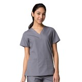 RED PANDA 1716 - Haut v-cou avec deux poches