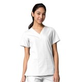 RED PANDA 1716 - Haut v-cou avec deux poches