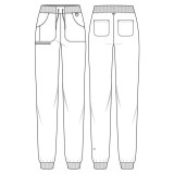 MC102 Amp Tapered Leg Jogger Pant by Med Couture 