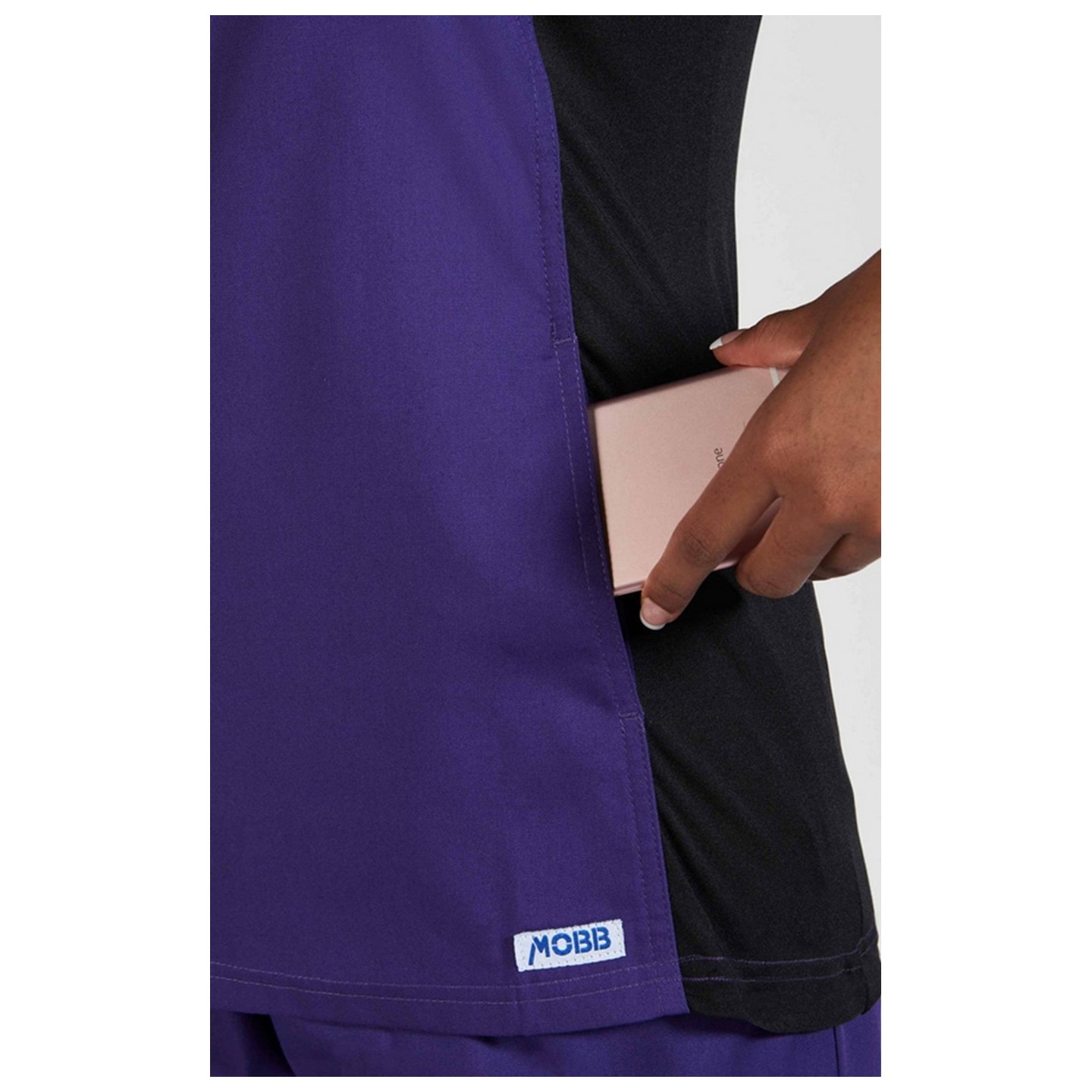 324T Flexi V-Neck Scrub Top by MOBB