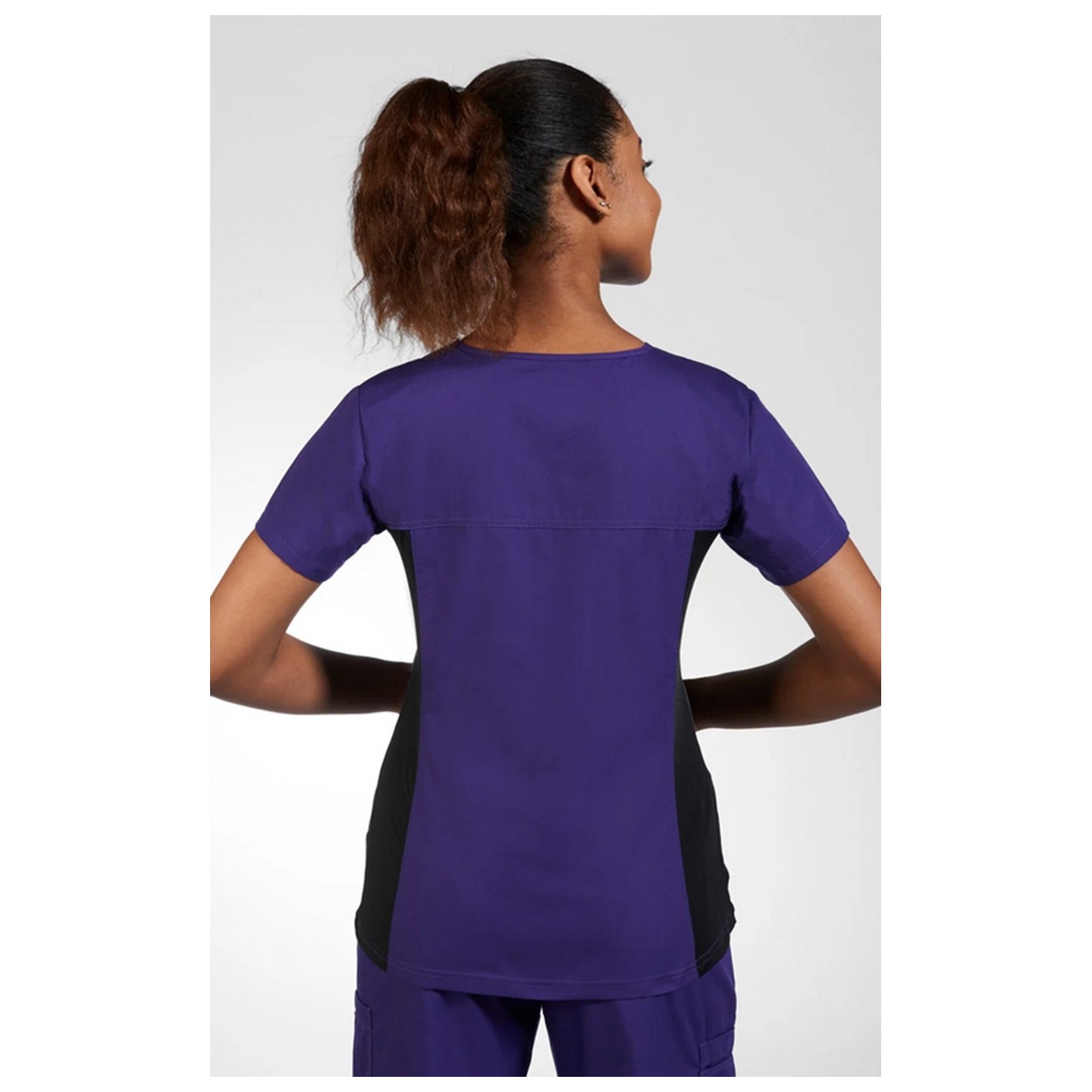 324T Flexi V-Neck Scrub Top by MOBB