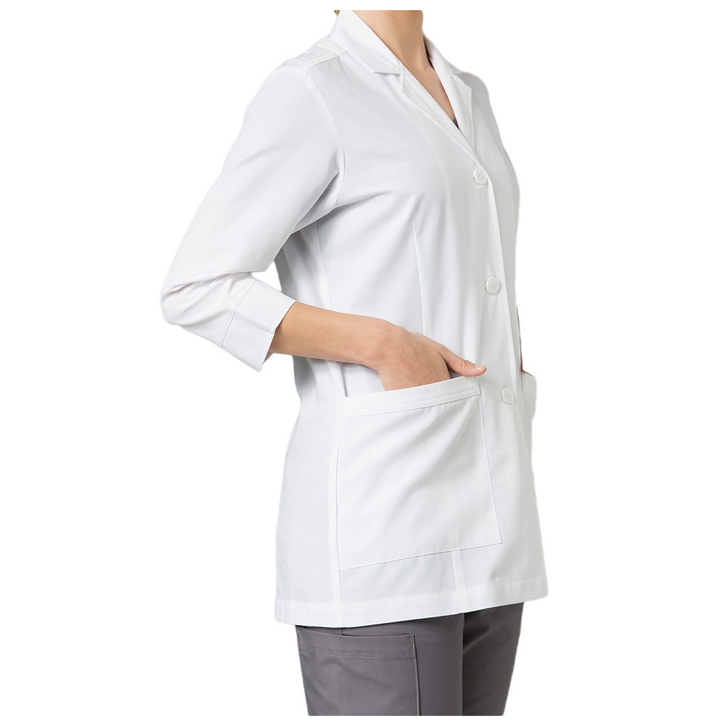 7126 Red Panda - Women's 3/4" Sleeve Lab Coat