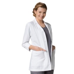 7126 Red Panda Women's 3/4 Sleeve Lab Coat by Maevn