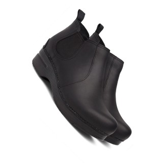 Botte Frankie Black Oiled Leather pour Femmes par Dansko