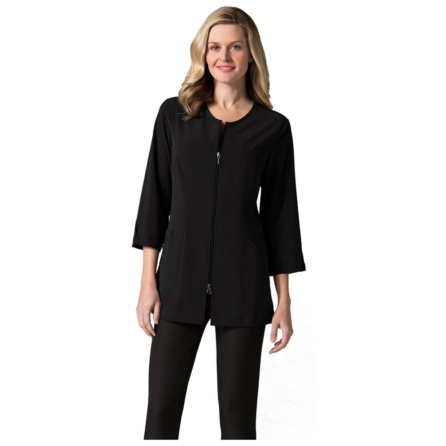 8803 SMART Lab Coat by Maevn Soft Stretch 3/4” Sleeve Lab Jacket