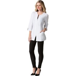 8803 Manteau de laboratoire SMART par Maevn – Étirement doux – Manteau à manches 3/4po